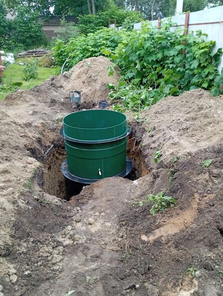 Станция очистки на тесном участке